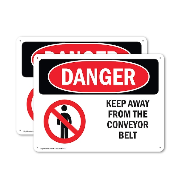 Signmission Safety Culture Sign, 10 in Width, Plastic, Rectangle OS-2PACK-DS-P-710-L-1731 - main